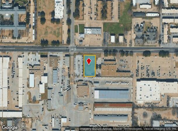  1124 W Arkansas Ln, Arlington, TX Parcel Map