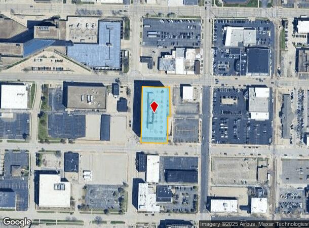  100 E Jefferson St, Springfield, IL Parcel Map