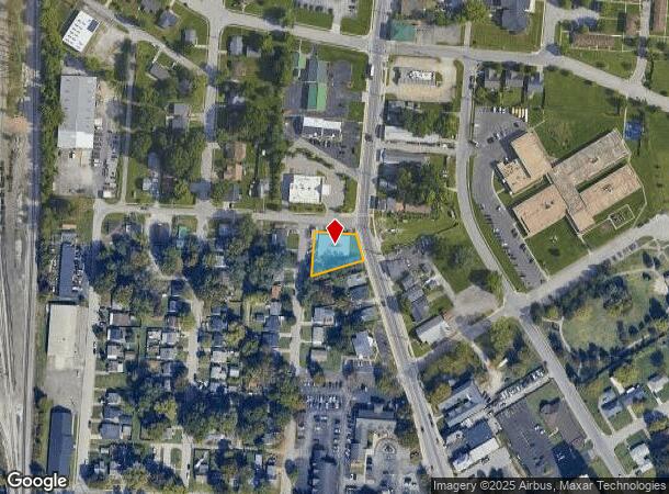  1521 Spring St, Jeffersonville, IN Parcel Map
