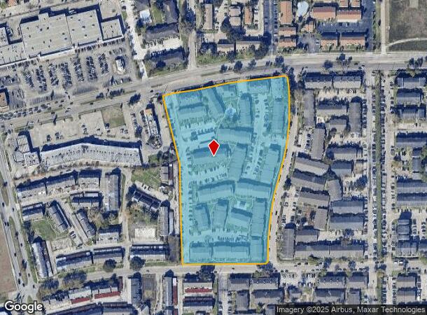 10615 Beechnut St, Houston, TX Parcel Map