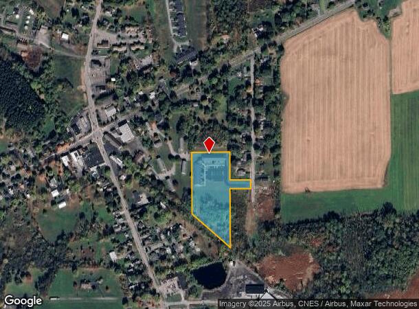 21 Bennett Ave, Bloomfield, NY Parcel Map