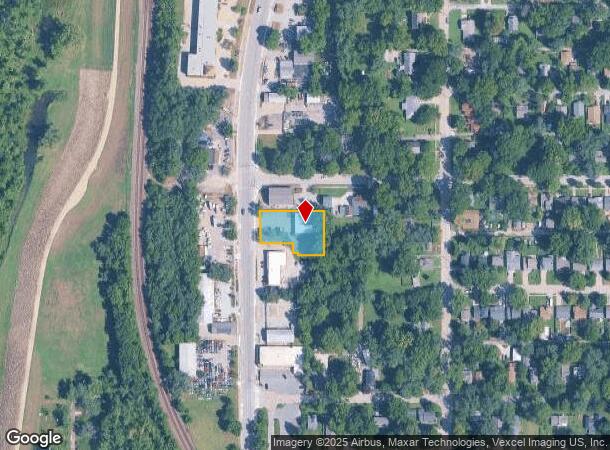 640 N 2Nd St, Lawrence, KS Parcel Map