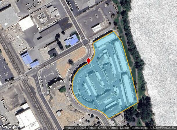  705 Riverside Dr, Wenatchee, WA Parcel Map