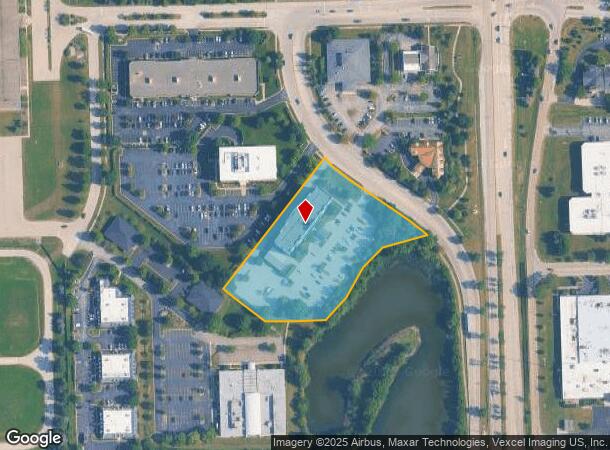  2 N Frontage Rd, Burr Ridge, IL Parcel Map
