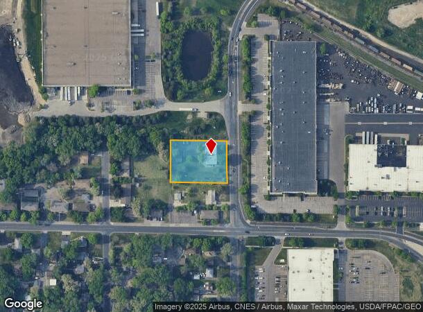 4819 Azelia Ave N, Minneapolis, MN Parcel Map