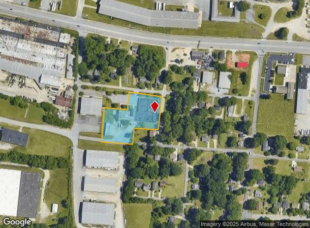 2210 Geddie Pl, High Point, NC Parcel Map