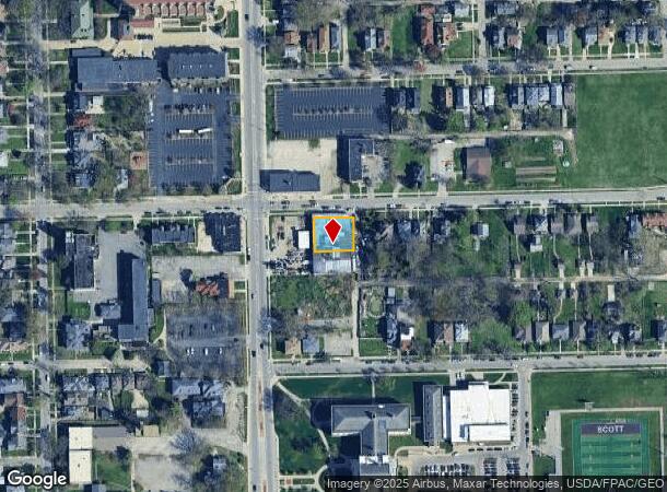  439 W Delaware Ave, Toledo, OH Parcel Map