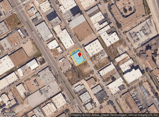 959 Dragon St, Dallas, TX Parcel Map