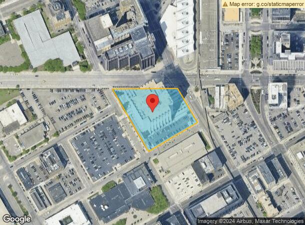  477 Michigan Ave, Detroit, MI Parcel Map