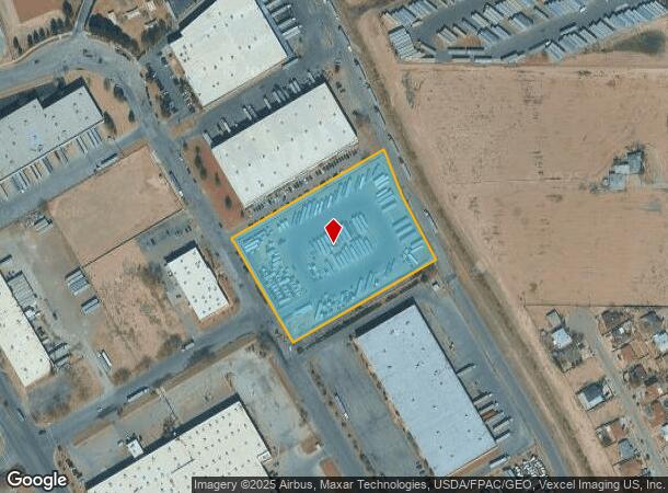  9650 Plaza Cir, El Paso, TX Parcel Map