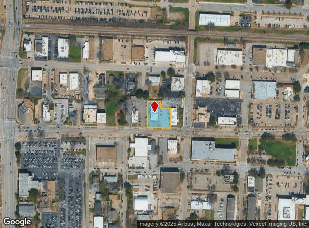 407 W Abram St, Arlington, TX Parcel Map