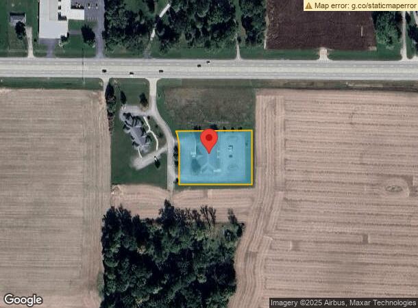  13551 W County Road 550 S, Daleville, IN Parcel Map