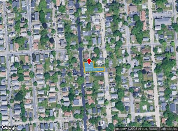  25 Standish St, Worcester, MA Parcel Map