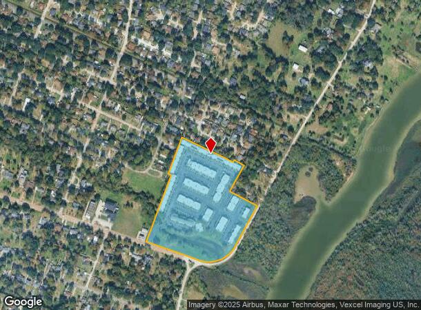  2500 E James St, Baytown, TX Parcel Map