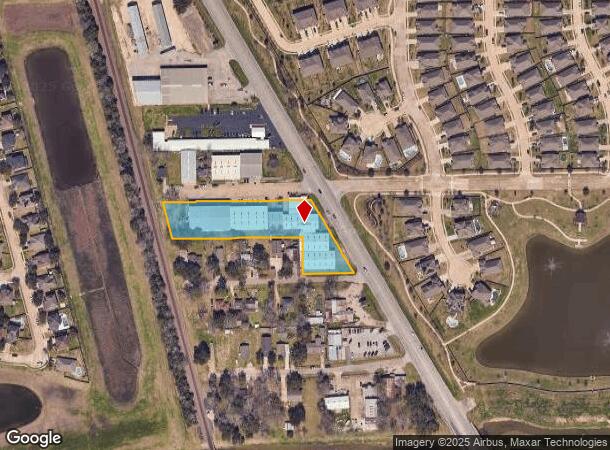 3002 S Main St, Pearland, TX Parcel Map