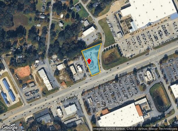 1376 W Wade Hampton Blvd, Greer, SC Parcel Map