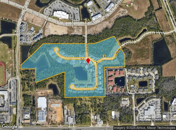 101 Brookhaven Ct N, Palm Coast, FL Parcel Map