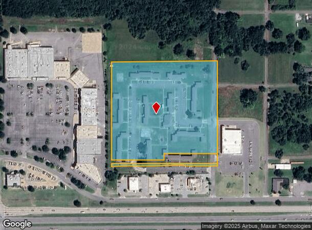  2100 Carroll St, Muskogee, OK Parcel Map