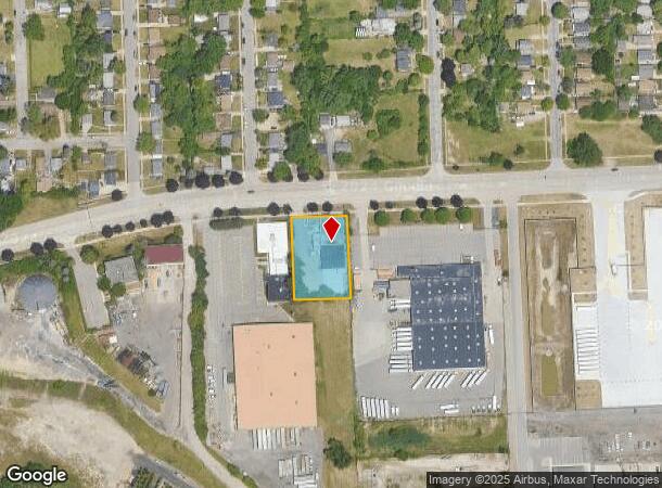  938 Featherstone St, Pontiac, MI Parcel Map