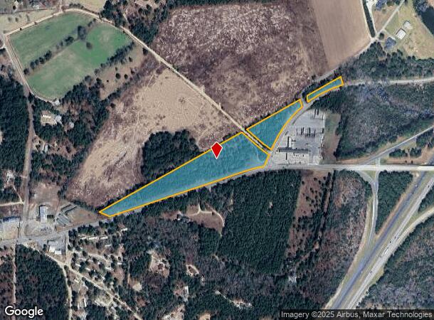  Pond Branch Rd, Gilbert, SC Parcel Map