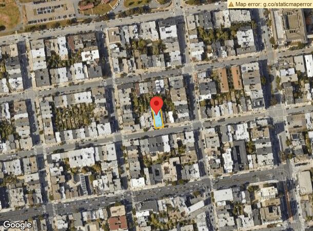  1450 Chestnut St, San Francisco, CA Parcel Map