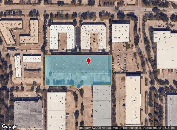  1210 Champion Cir, Carrollton, TX Parcel Map