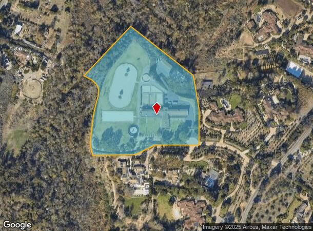  17575 Rancho La Noria, Rancho Santa Fe, CA Parcel Map