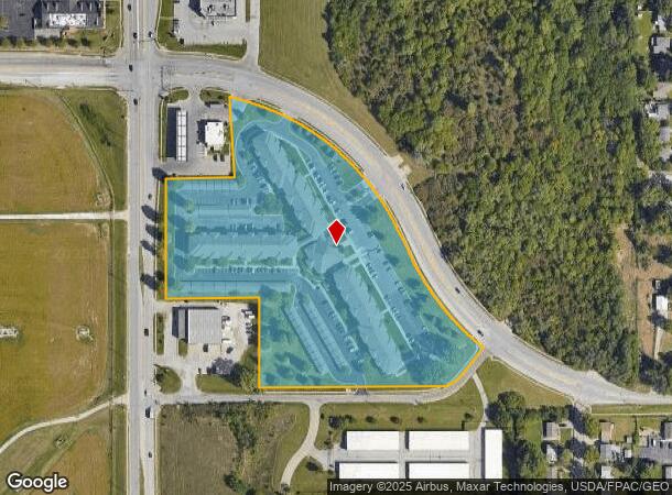  7055 Crown Point Ave, Omaha, NE Parcel Map