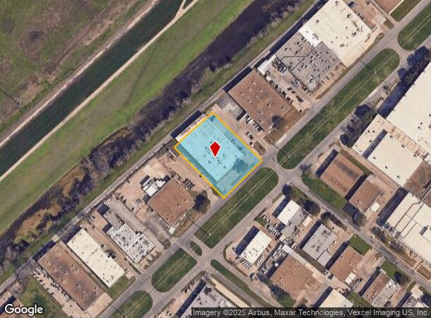 615 Regal Row, Dallas, TX Parcel Map