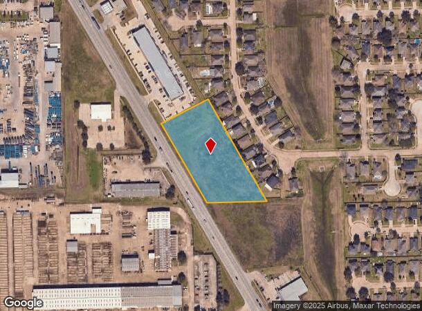 3549 S Main St, Pearland, TX Parcel Map