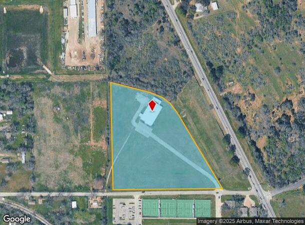 1402 Hawthorne St, Bastrop, TX Parcel Map