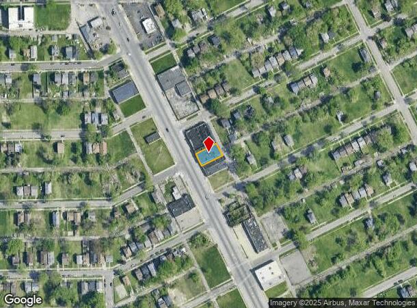  16832 Hamilton Ave, Highland Park, MI Parcel Map