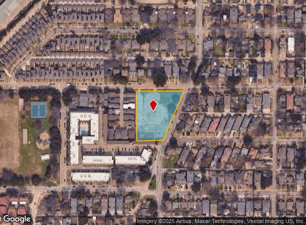 5470 Ellsworth Ave, Dallas, TX Parcel Map