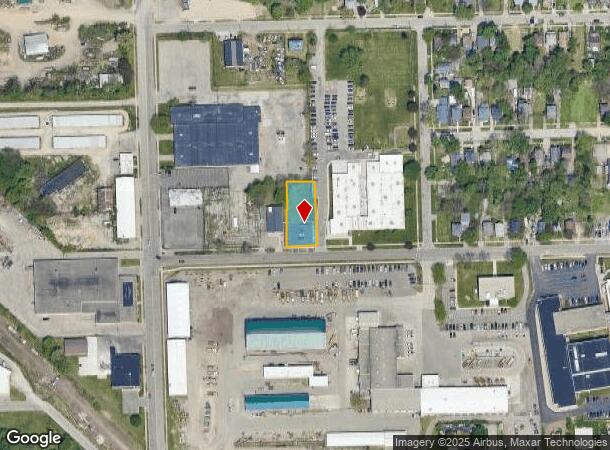  412 W Oakley St, Flint, MI Parcel Map