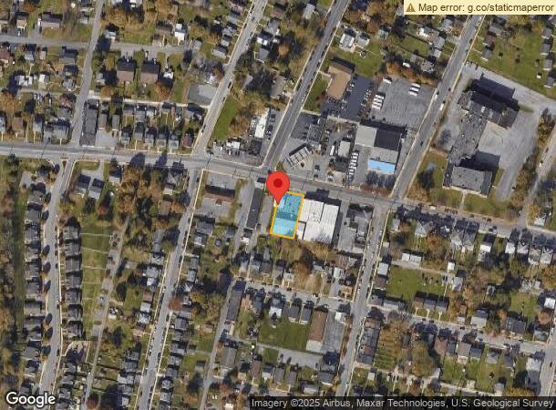  1025 W Washington St, Hagerstown, MD Parcel Map