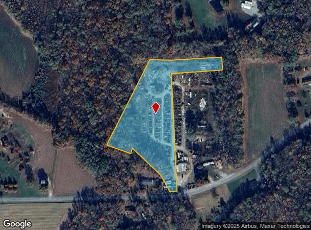 4160 Downs Chapel Rd, Clayton, DE Parcel Map
