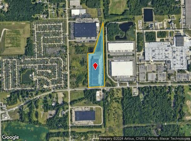  38100 Ecorse Rd, Romulus, MI Parcel Map