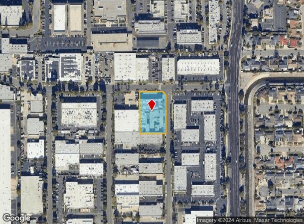  5872 Engineer Dr, Huntington Beach, CA Parcel Map