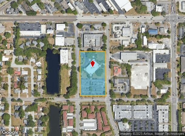  101 N Starcrest Dr, Clearwater, FL Parcel Map