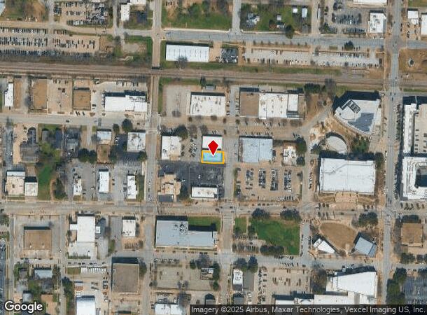 102 S Oak St, Arlington, TX Parcel Map