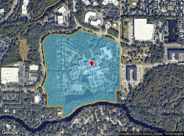  7701 E Telecom Pky, Temple Terrace, FL Parcel Map