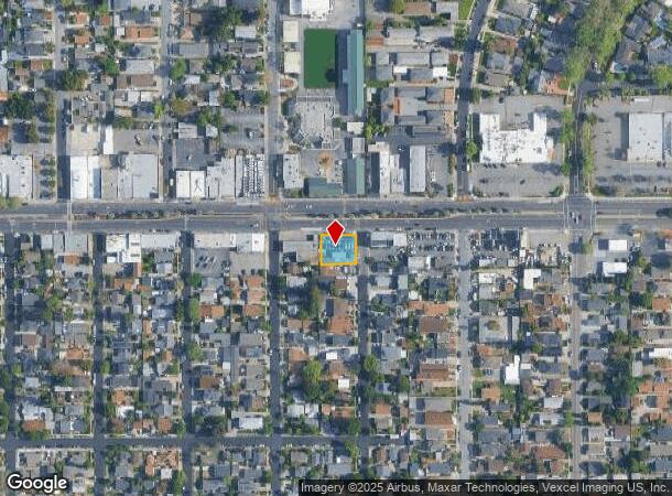 1828 W San Carlos St, San Jose, CA Parcel Map