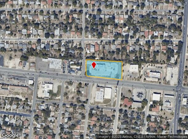  3551 Culebra Rd, San Antonio, TX Parcel Map