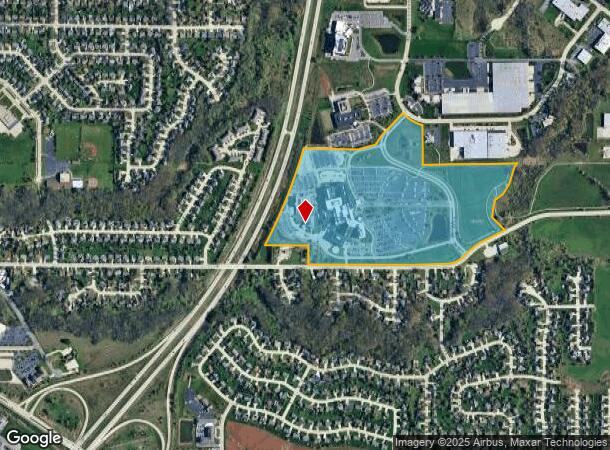 2845 Greenbrier Rd, Green Bay, WI Parcel Map