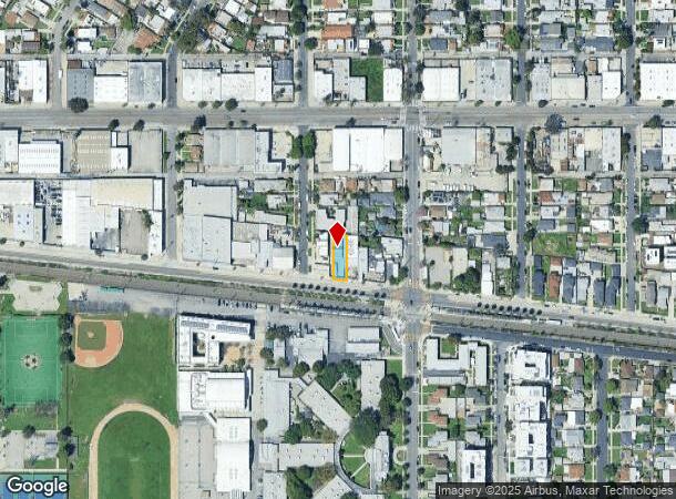  4621 Exposition Blvd, Los Angeles, CA Parcel Map