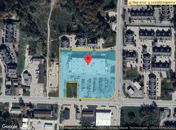  1600 W Jackson St, Macomb, IL Parcel Map