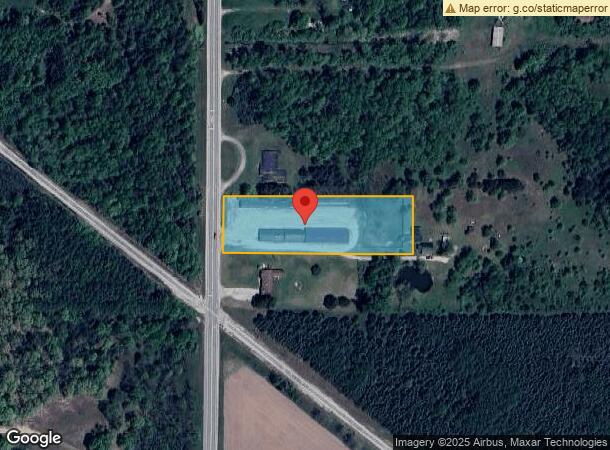  1422 N Evergreen Dr, White Cloud, MI Parcel Map