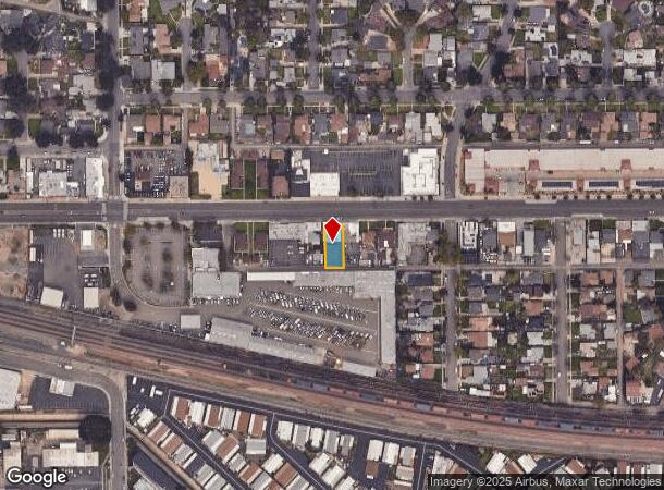  1524 W Commonwealth Ave, Fullerton, CA Parcel Map