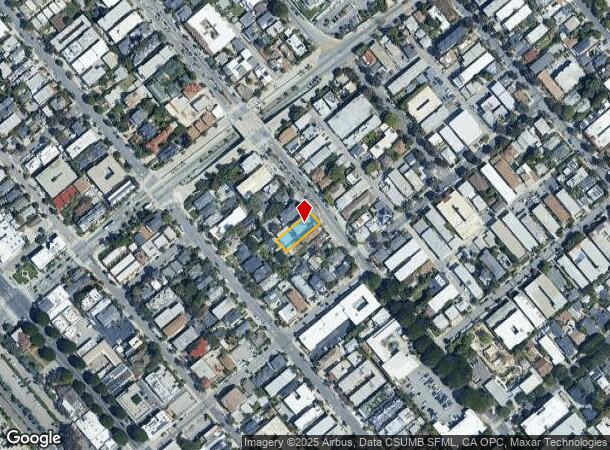  2638 4Th St, Santa Monica, CA Parcel Map