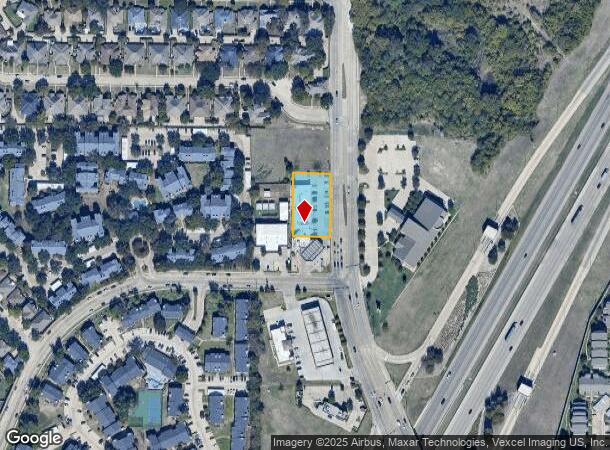 18613 Marsh Ln, Dallas, TX Parcel Map